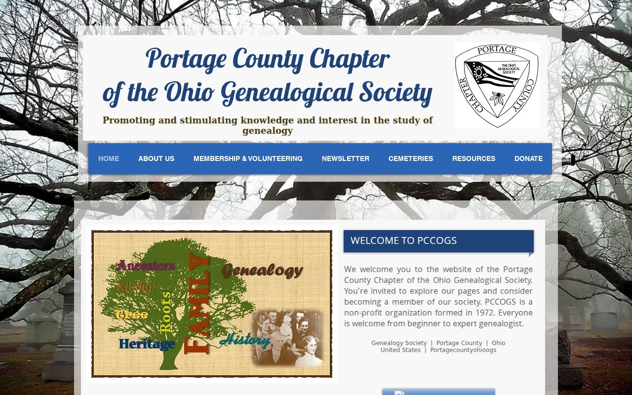 Paris Township previous residents Portage County genealogy resources
